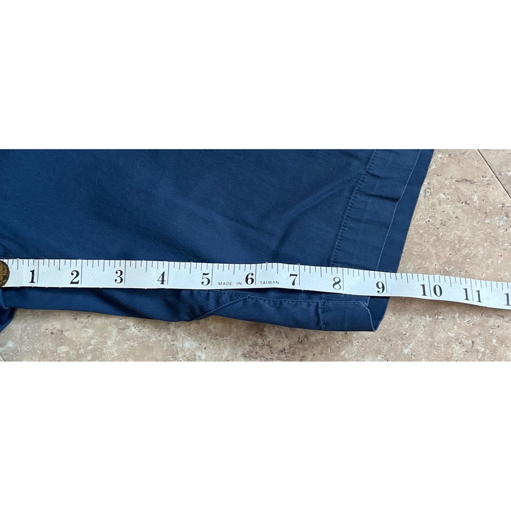 Lululemon Commission Shorts Mens 28 Navy Blue Cotton Blend 9 Inch Inseam Chino - Picture 6 of 9